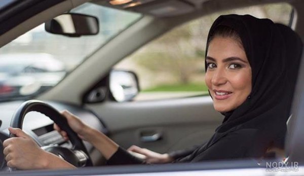  عکس دختر زیبا در حال رانندگی