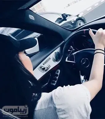  عکس دختر زیبا در حال رانندگی