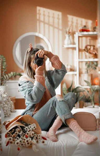  عکس پروفایل دخترونه با دوربین عکاسی جدید