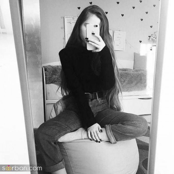  عکس دخترانه سیاه سفید خاص