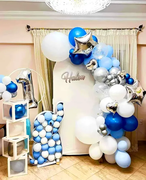 مدل تزیین تولد با بادکنک لاکچری
