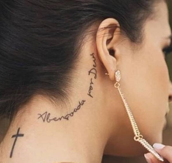  عکس طرح تاتو بدن مدل پر