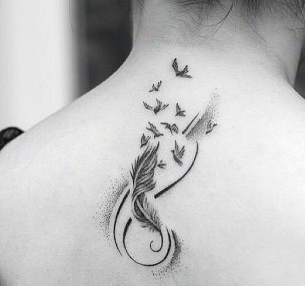  عکس طرح تاتو بدن مدل پر