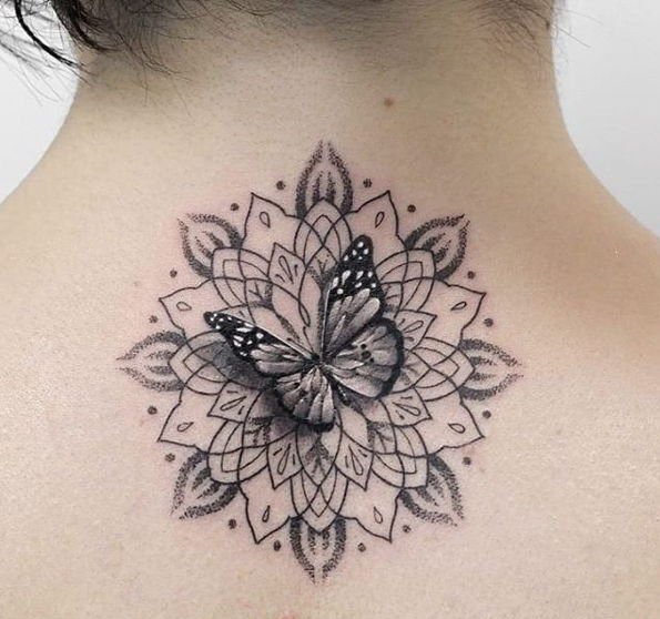  عکس طرح تاتو بدن مدل پر