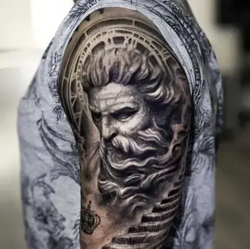  طرح تاتو مردانه روی بازو خفن