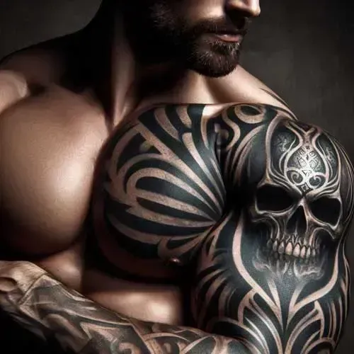  طرح تاتو مردانه روی بازو خفن