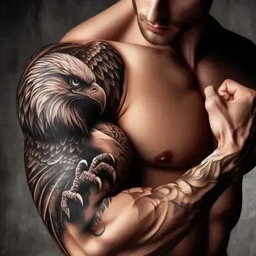  طرح تاتو مردانه روی بازو خفن