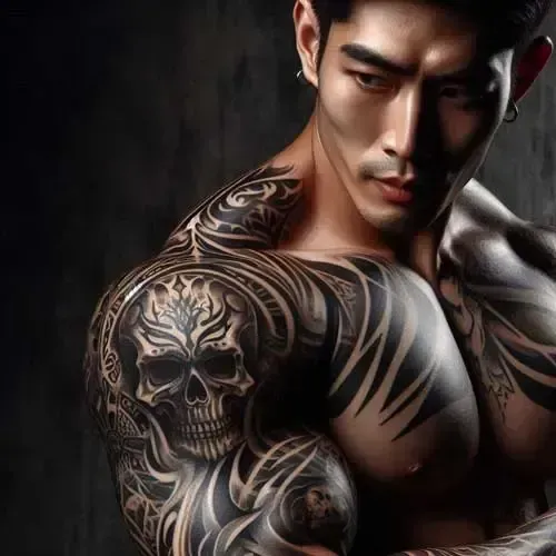  طرح تاتو مردانه روی بازو خفن