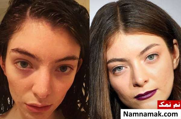  عکس بازیگران زن خارجی بدون ارایش