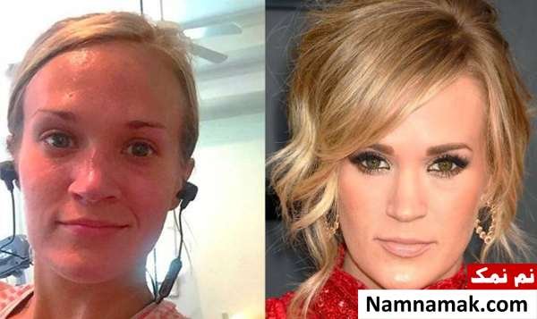  عکس بازیگران زن خارجی بدون ارایش