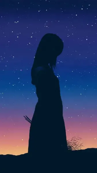  والپیپر جدید دختر تنها برای آیفون