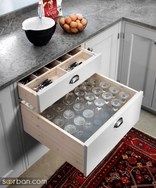  عکس چیدمان کابینت عروس اینستا