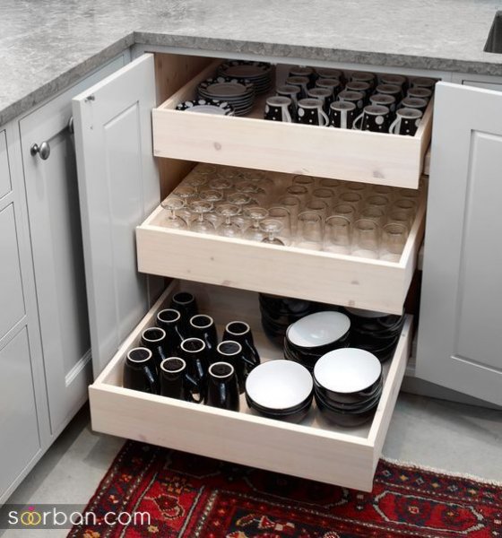  عکس چیدمان کابینت عروس اینستا