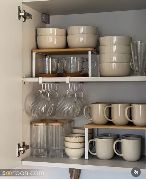  عکس چیدمان کابینت عروس اینستا