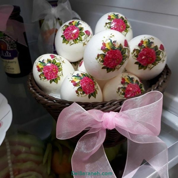  تزیین جهیزیه عروس با روبان