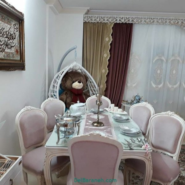  تزیین جهیزیه عروس با روبان