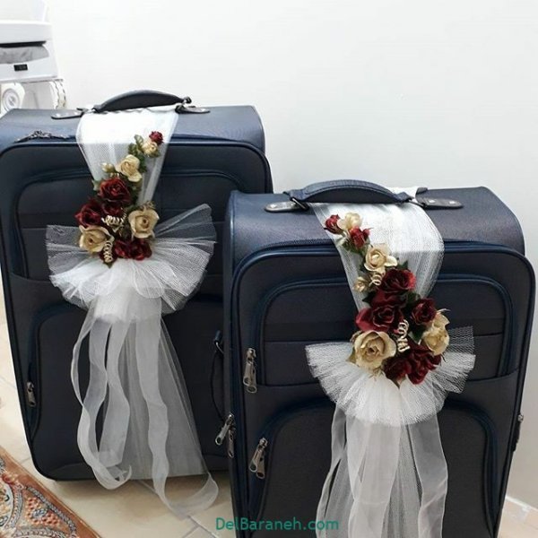  تزیین جهیزیه عروس با روبان
