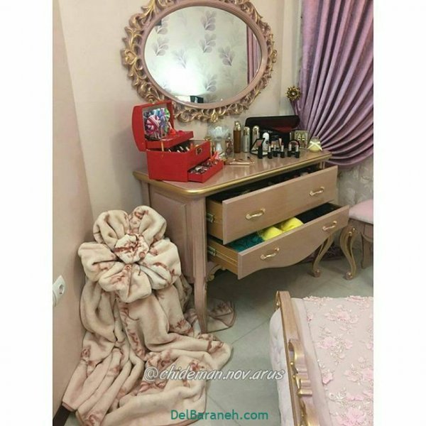  تزیین جهیزیه عروس با روبان