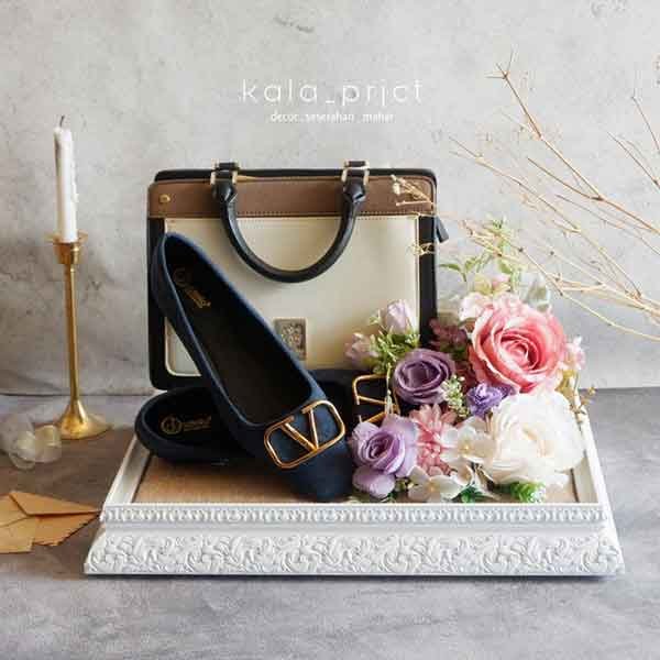  تزیین وسایل عروس با طلق