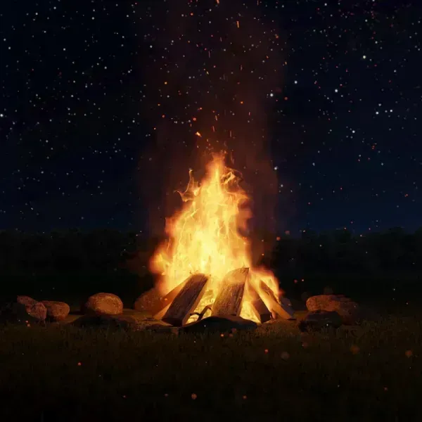  عکس استوری آتش روشن