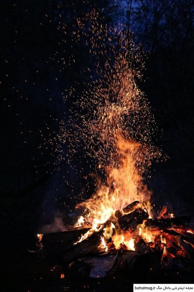 عکس آتش نقاشی