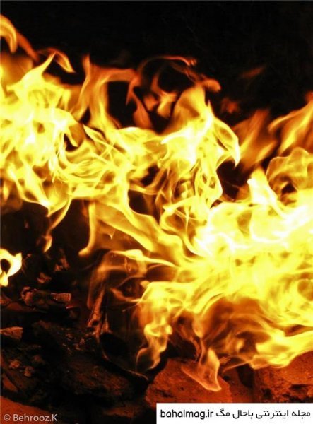 عکس آتش نقاشی
