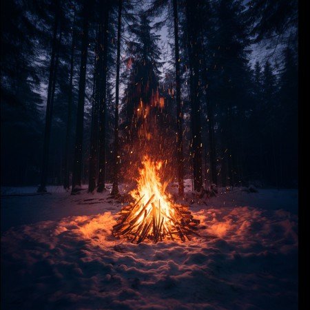 عکس آتش نقاشی