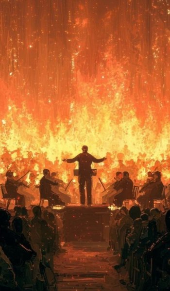 عکس آتش نقاشی