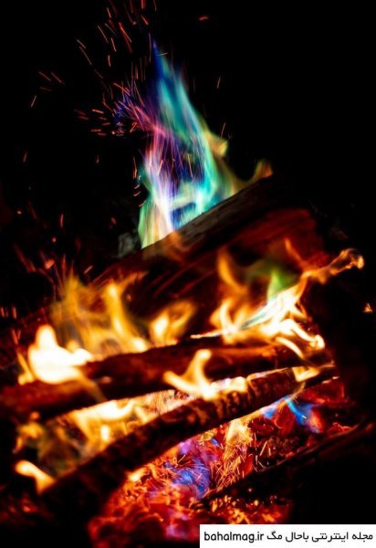 عکس آتش نقاشی