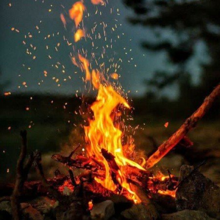 عکس آتش نقاشی