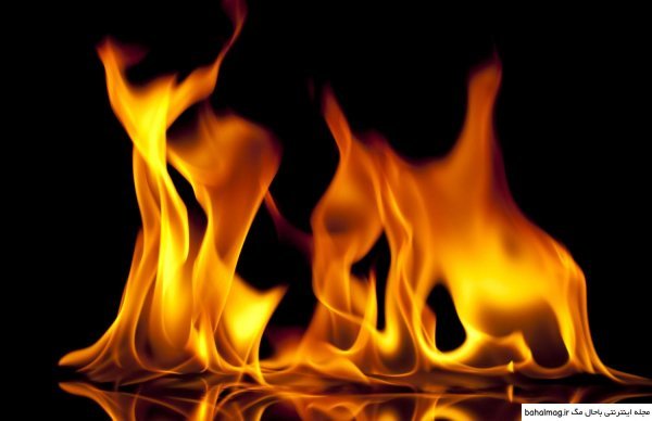 عکس آتش نقاشی