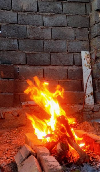 عکس آتش نقاشی