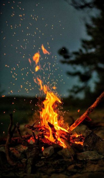 عکس آتش نقاشی