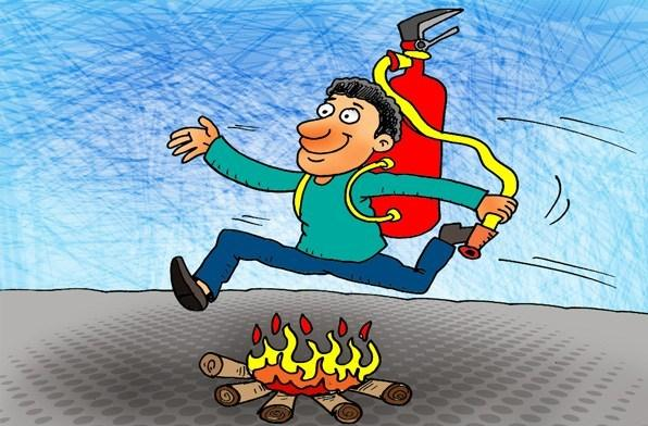  عکس آتش نقاشی