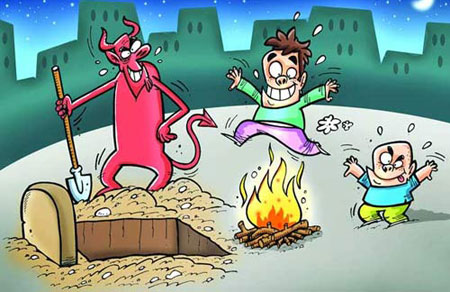  عکس آتش نقاشی