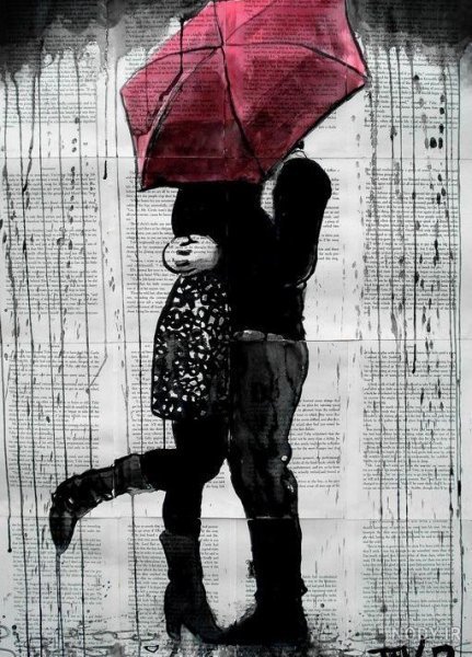  عکس عاشقانه هوای بارانی