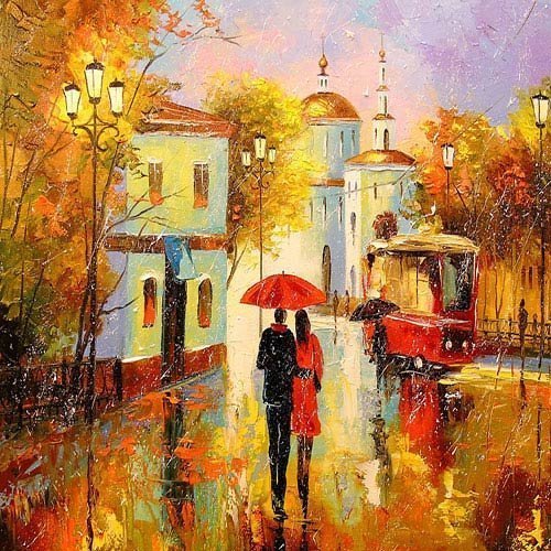  عکس عاشقانه هوای بارانی