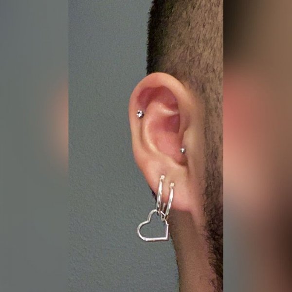  مدل گوشواره پسرانه بدون سوراخ