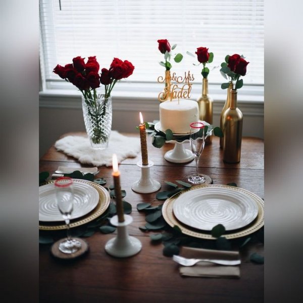  عکس تزیین میز تولد عاشقانه جدید 2026