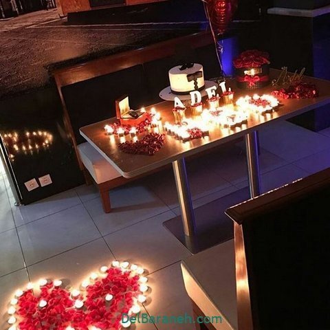  عکس تزیین میز تولد عاشقانه جدید 2026