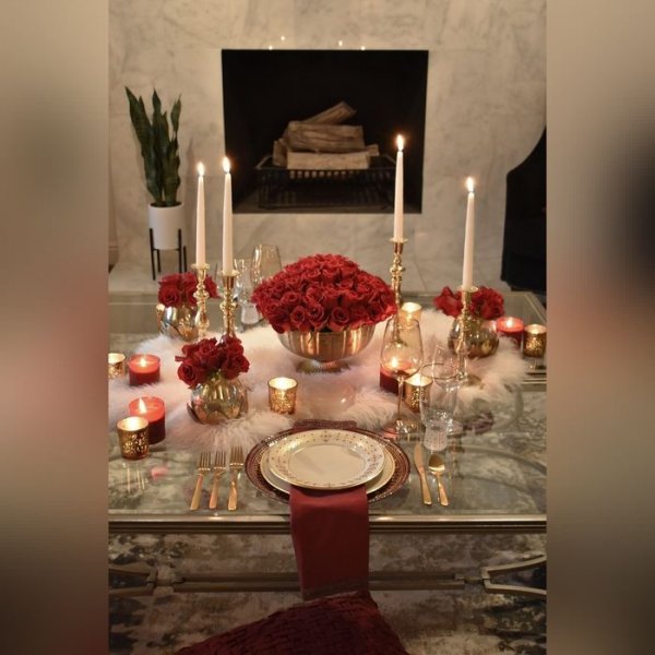  عکس تزیین میز تولد عاشقانه جدید 2026