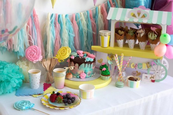  عکس تزیین میز تولد لاکچری