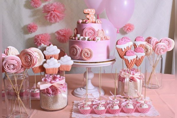  عکس تزیین میز تولد لاکچری