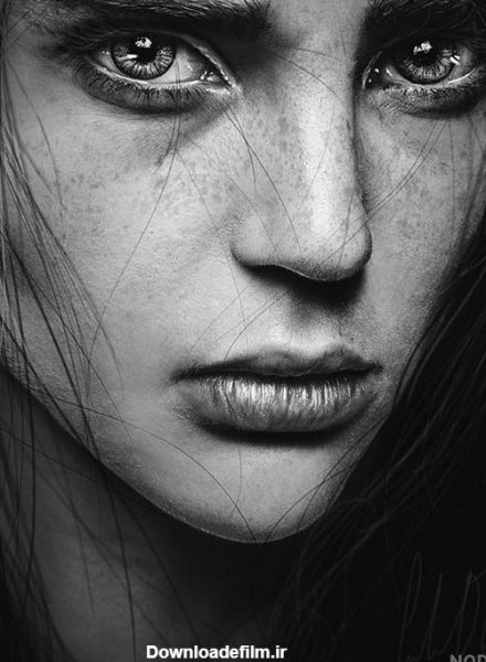  عکس سیاه سفید چهره با کیفیت بالا