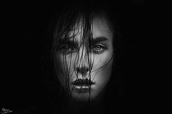  عکس چهره سیاه و سفید برای طراحی