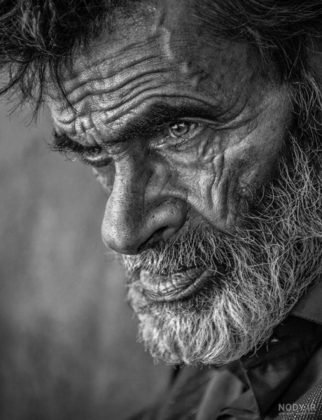  عکس پرتره سیاه و سفید هنری