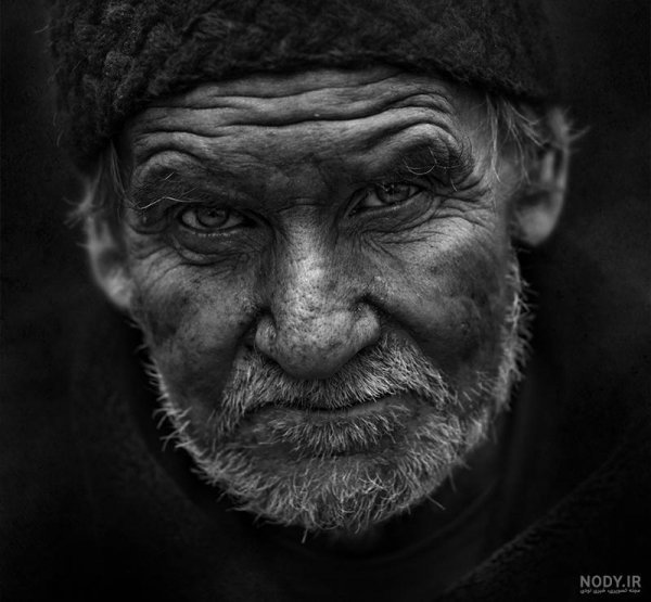  عکس پرتره سیاه و سفید هنری