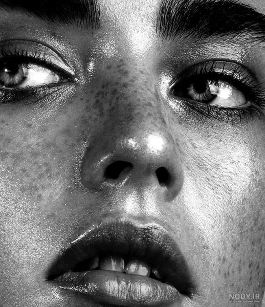  عکس پرتره سیاه و سفید هنری