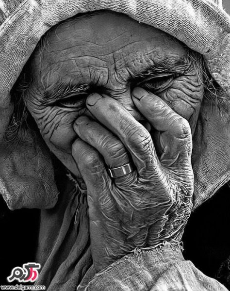  عکس چهره سیاه قلم