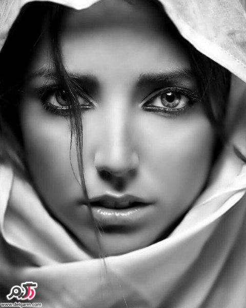  عکس چهره سیاه قلم